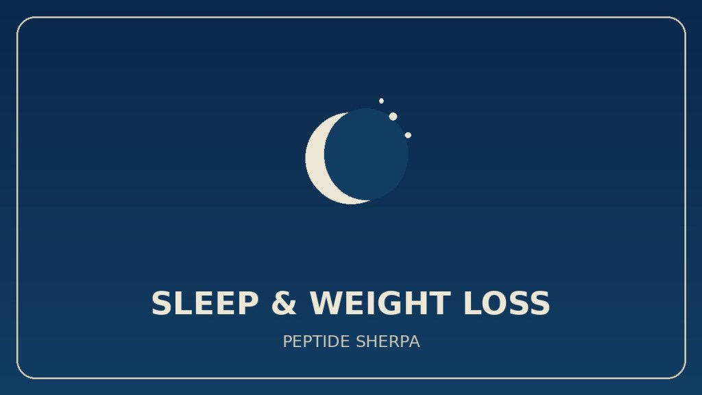 The Connection Between Sleep and Weight Loss: What the Science&nbsp;Says