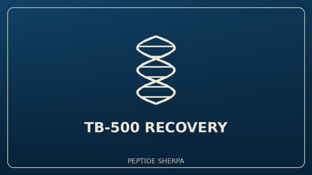 TB-500 for Injury Recovery: What the Research Actually&nbsp;Says