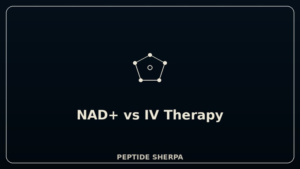 NAD+ vs. IV Therapy: What’s the&nbsp;Difference?